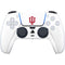 Indiana University IU Logo White PS5 Controller Skin