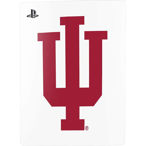 Indiana University IU Logo White PS5 Digital Edition Console Skin