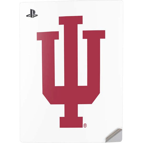 Indiana University IU Logo White PS5 Digital Edition Console Skin