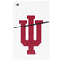 Indiana University IU Logo White PS5 Slim Disk Bundle Skin