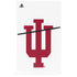 Indiana University IU Logo White PS5 Slim Disk Console Skin