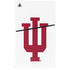 Indiana University IU Logo White PS5 Slim Digital Edition Console Skin