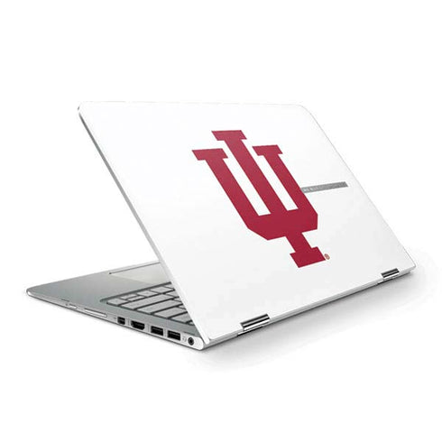Indiana University IU Logo White HP Spectre Skin
