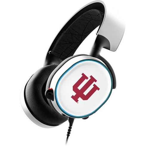 Indiana University IU Logo White SteelSeries Arctis 3 Skin