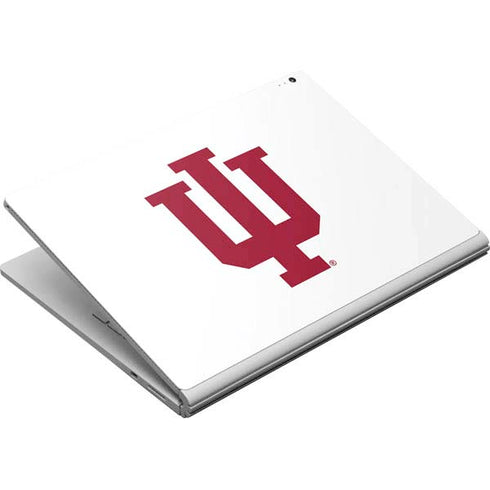 Indiana University IU Logo White Surface Book Skin