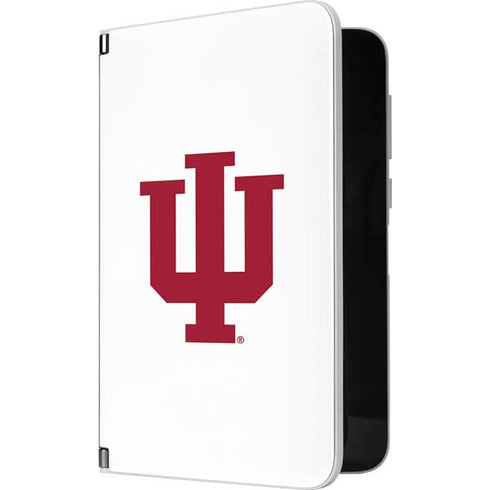 Indiana University IU Logo White Surface Duo Skin