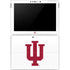 Indiana University IU Logo White Surface Go Skin