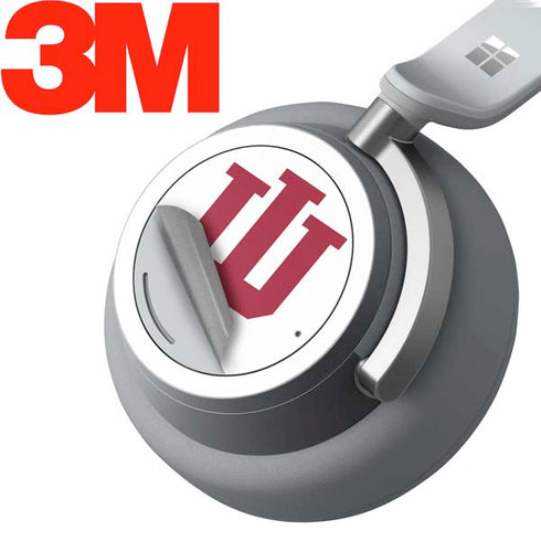 Indiana University IU Logo White Surface Headphones Skin