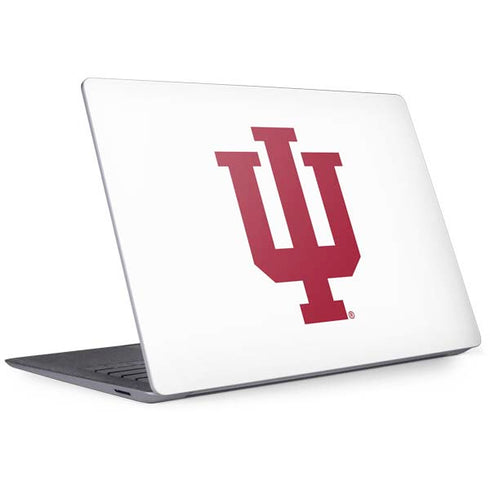 Indiana University IU Logo White Surface Laptop 3 13.5in Skin