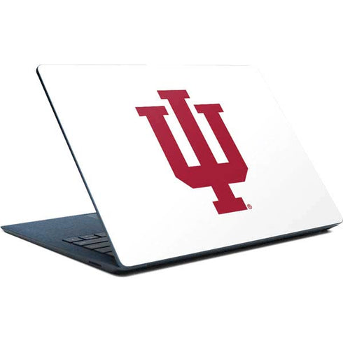 Indiana University IU Logo White Surface Laptop Skin