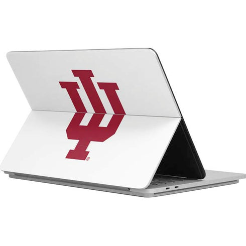 Indiana University IU Logo White Surface Laptop Studio Skin