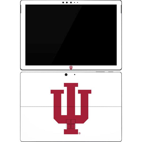 Indiana University IU Logo White Surface Pro 7 Skin
