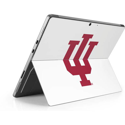 Indiana University IU Logo White Surface Pro 8 Skin