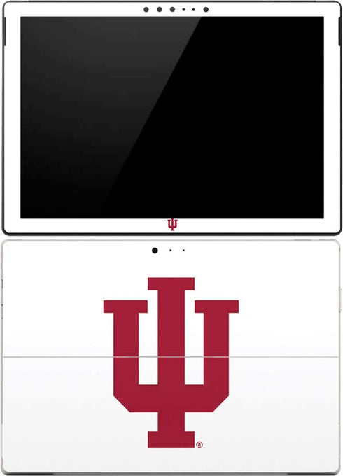 Indiana University IU Logo White Surface Pro (2017) Skin