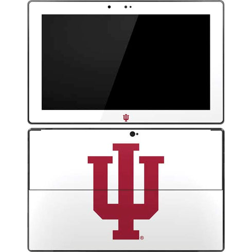 Indiana University IU Logo White Surface Pro Tablet Skin