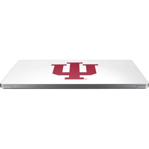 Indiana University IU Logo White Universal Laptop 16in (13 x 9.4in) Skin