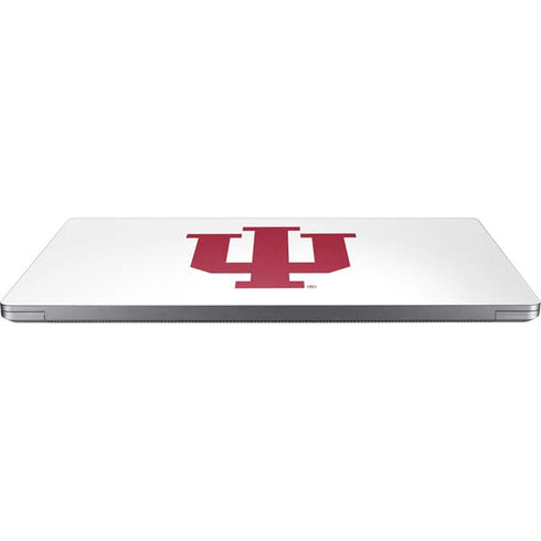 Indiana University IU Logo White Universal Laptop 18in (14.6 x 10.6in) Skin