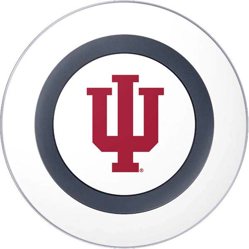 Indiana University IU Logo White Wireless Charger Skin