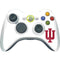 Indiana University IU Logo White Xbox 360 Wireless Controller Skin