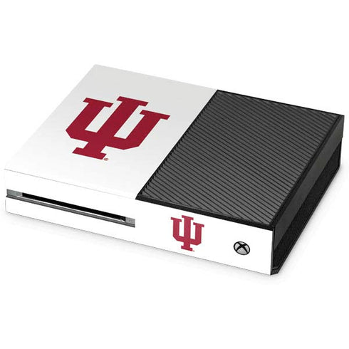 Indiana University IU Logo White Xbox One Console Skin