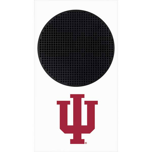 Indiana University IU Logo White Xbox Series S Console Skin