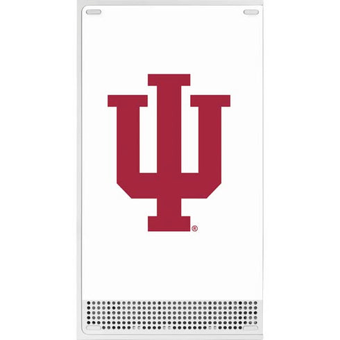 Indiana University IU Logo White Xbox Series S Console Skin