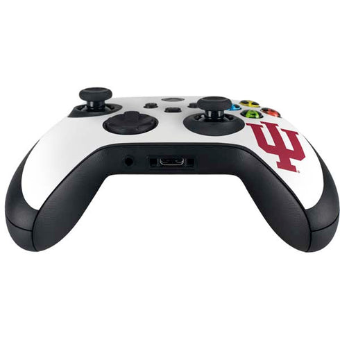 Indiana University IU Logo White Xbox Series X Controller Skin