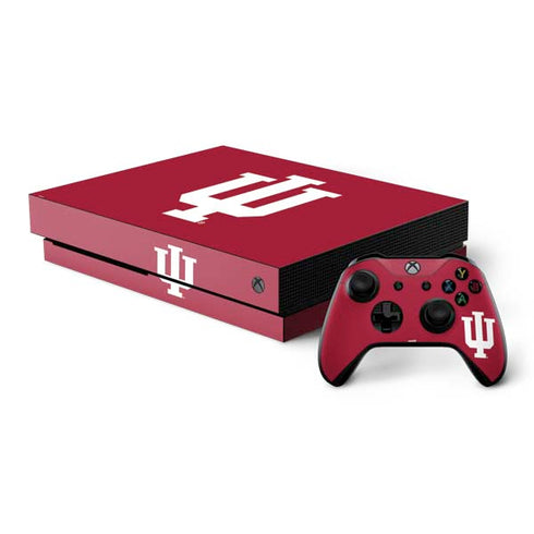Indiana University IU Logo Xbox One X Bundle Skin