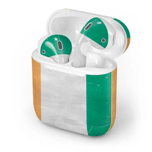 Ivory Coast Flag Distressed Apple AirPods Skin