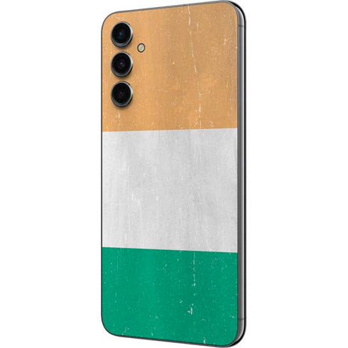 Ivory Coast Flag Distressed Galaxy A14 5G Skin