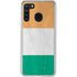 Ivory Coast Flag Distressed Galaxy A21 Clear Case