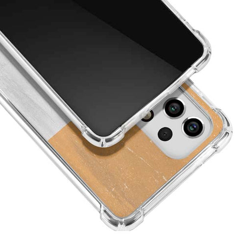 Ivory Coast Flag Distressed Galaxy A53 5G Clear Case