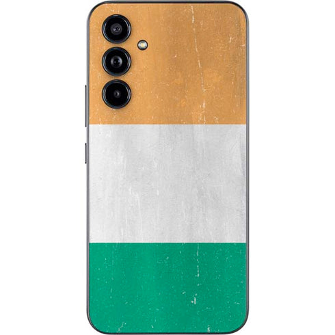 Ivory Coast Flag Distressed Galaxy A54 5G Skin