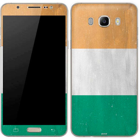 Ivory Coast Flag Distressed Galaxy J7 Skin