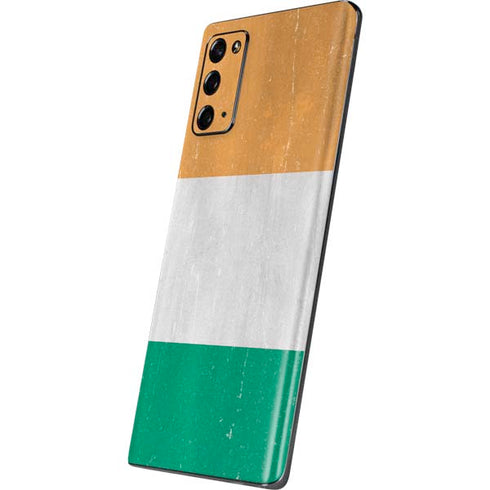 Ivory Coast Flag Distressed Galaxy Note20 5G Skin
