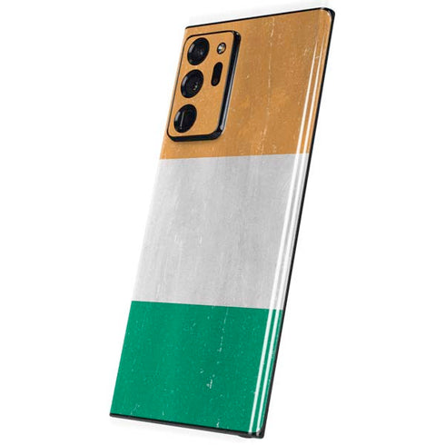 Ivory Coast Flag Distressed Galaxy Note20 Ultra 5G Skin