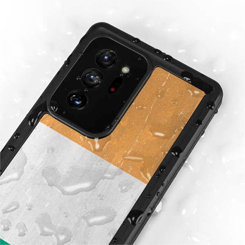 Ivory Coast Flag Distressed Galaxy Note20 Ultra 5G Waterproof Case