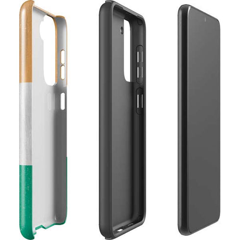 Ivory Coast Flag Distressed Galaxy S21 5G Pro Case