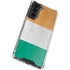 Ivory Coast Flag Distressed Galaxy S21 FE Clear Case