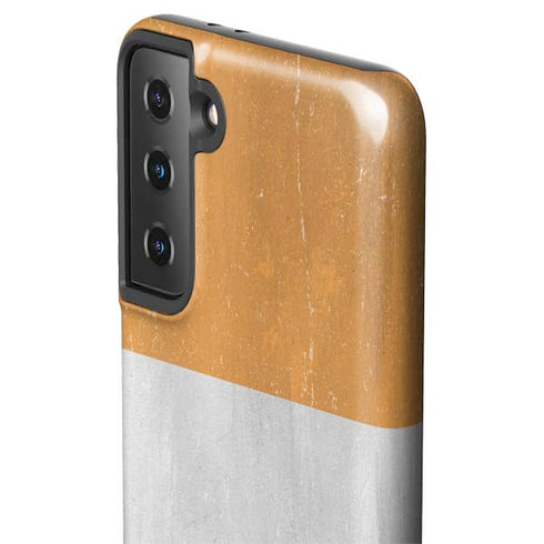 Ivory Coast Flag Distressed Galaxy S21 FE Pro Case