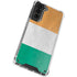 Ivory Coast Flag Distressed Galaxy S21 Plus 5G Clear Case
