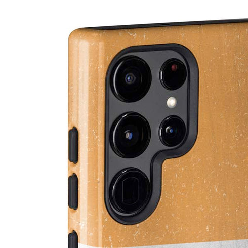 Ivory Coast Flag Distressed Galaxy S22 Ultra Pro Case