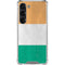 Ivory Coast Flag Distressed Galaxy S23 Clear Case