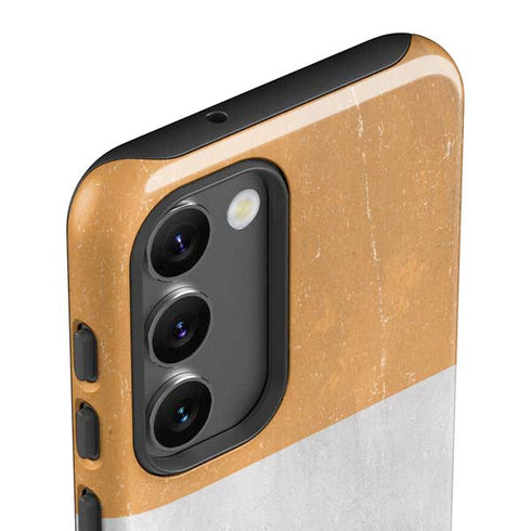 Ivory Coast Flag Distressed Galaxy S23 Plus Pro Case