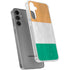 Ivory Coast Flag Distressed Galaxy S24 Plus Clear Case