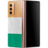 Ivory Coast Flag Distressed Galaxy Z Fold2 5G Skin