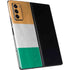 Ivory Coast Flag Distressed Galaxy Z Fold2 5G Skin