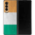 Ivory Coast Flag Distressed Galaxy Z Fold3 5G Skin