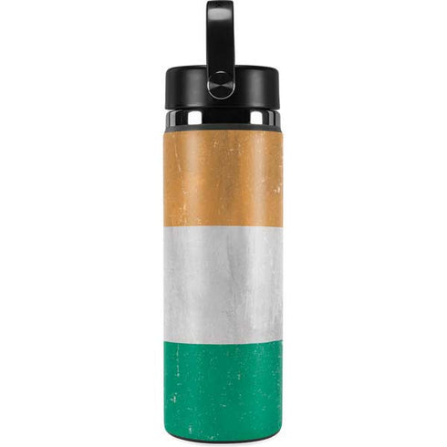 Ivory Coast Flag Distressed Hydro Flask 20oz Wide Mouth Skin