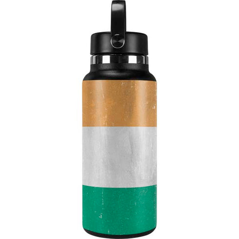 Ivory Coast Flag Distressed Hydro Flask 32oz Wide Mouth Skin